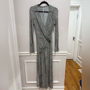 Free people faux wrap Wrap Dress